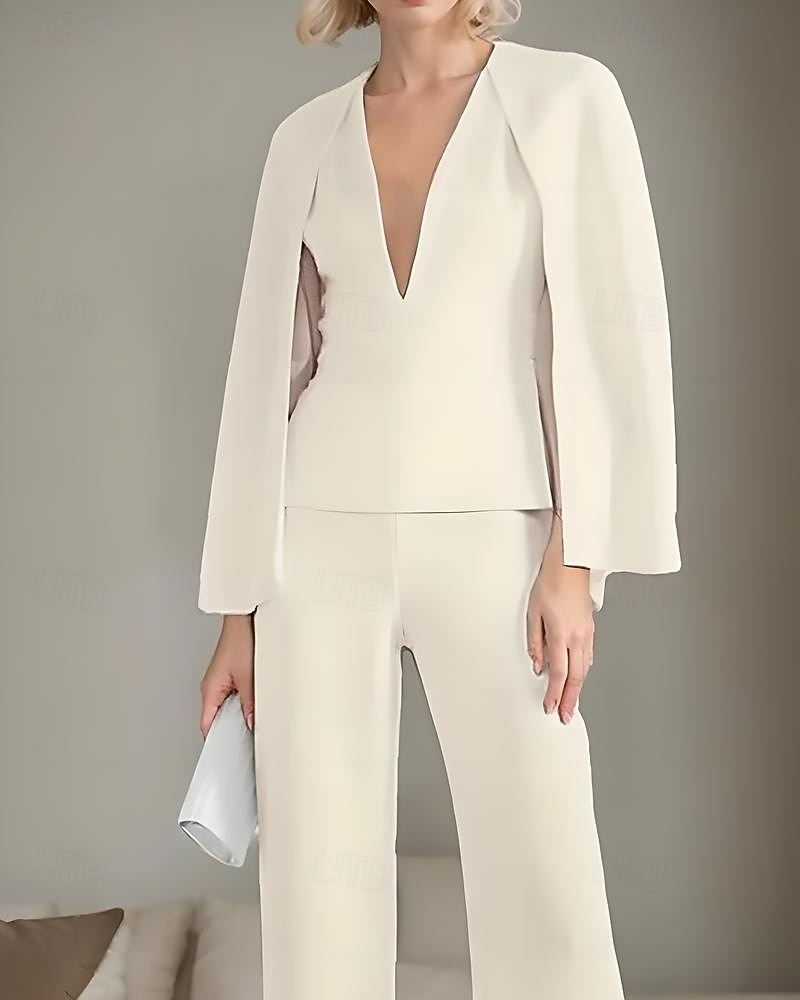 Dámský blazer sportovní sako strukturované sako elegantní svůdný krk pružný polyester pouze vršek 2025 - $104.99 –P4