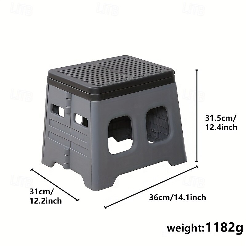 Portable Folding Emergency Toilet with Lid - Ideal for Camping Hiking & Car Travel  Durable ABS Material Portable Toilet for Camping 2025 - $100.99 –P9