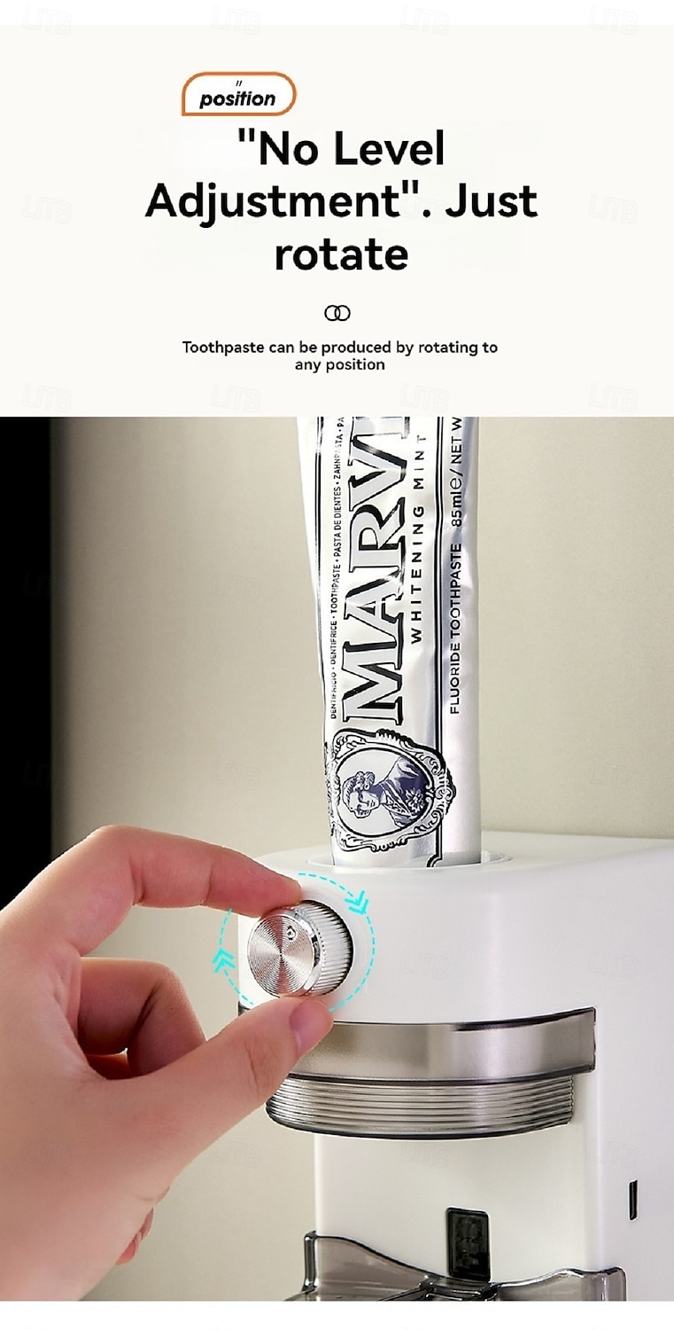 Automatic Toothpaste Dispenser Wall Mounted Electric Toothpaste Squeezer for Kids and Adults for Bathroom 2025 - $31.99 –P4