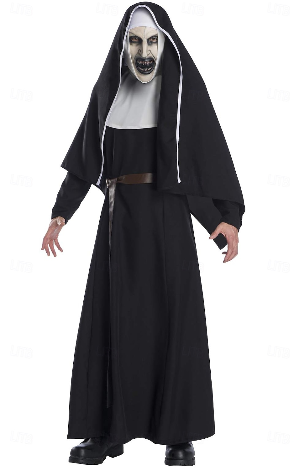 Valak předvečer Všech svatých Cosplay kostým Maska Plná hlava Jeptiška Horor Dospělé Unisex předvečer Všech svatých Karneval Výkon Párty Jednoduché Halloweenské kostýmy Oblékněte se 2025 - $48.99 –P1