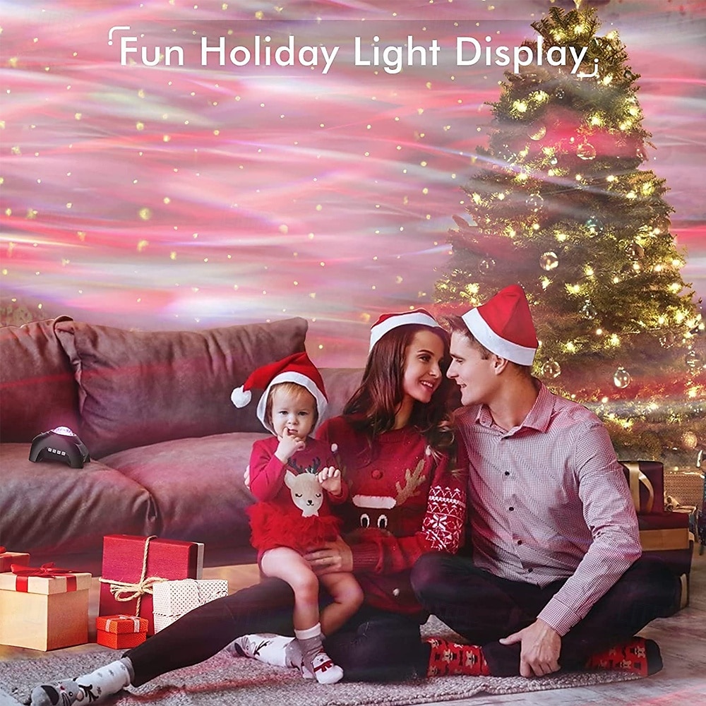 Northern Galaxy Light Aurora Projector with 33 Light Effects Night Lights LED Star Projector for Bedroom Nebula Lamp Remote Control White Noises Bluetooth Speaker for Parties 2025 - $25.99 –P8