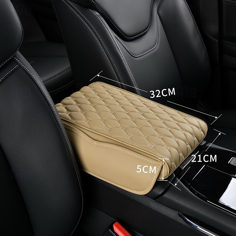 Bracciolo in memory foam per auto, cuscino per console centrale con tasca portaoggetti, porta telefono, scatola per fazzoletti, supporto per gomiti per il comfort di guida del 2025 a $10.99 –P6