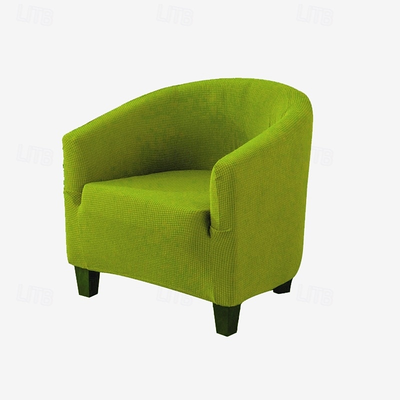 Capa para cadeira de clube, capa para cadeira de banheira, capa para cadeira, lã polar, capa para sofá individual, capa elástica para sofá, protetor de móveis para sala de estar de 2025 por $34.99 –P9