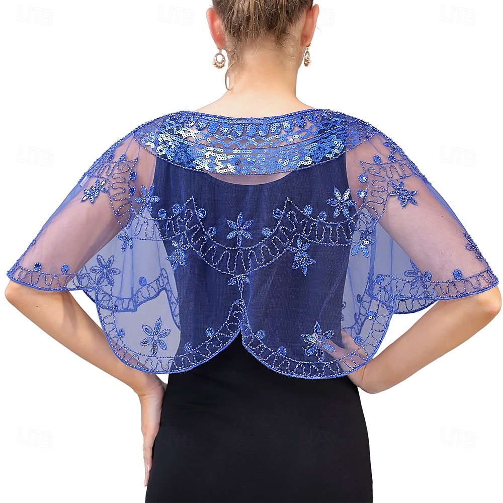Écharpe Femme Élégant Protection solaire Manche Courte Dentelle Boléros de Mariage Avec Perlage Pour Mariage Été de 2025 ? $14.99 –P8