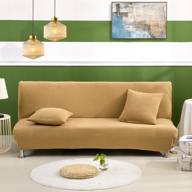 Capa de sofá-cama sem braços em tecido jacquard à prova d'água, decoração de ano novo, capa protetora elástica para banco de 2025 por $34.99 –P10