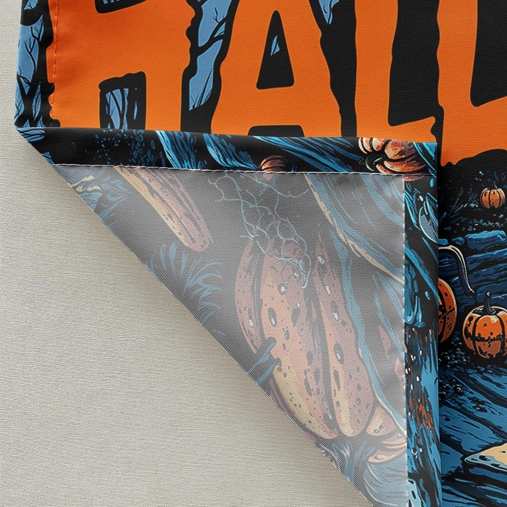 κουρτίνα ντους για το Halloween με γάντζους, πλενόμενη αδιάβροχη διακόσμηση μπανιέρας μπάνιου με πολυεστέρα 2025 - $19.99 –P6