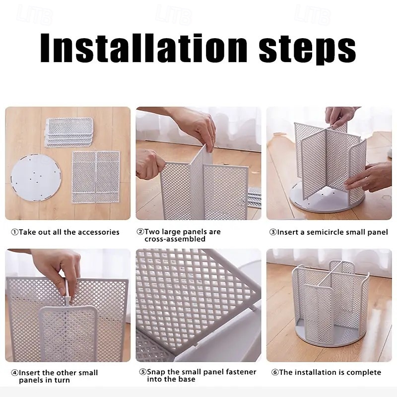 Distributeur de gobelets en papier rotatif à 360° peu encombrant, en plastique PS durable avec conception amovible ventilée, noir &blanc, parfait pour les tasses à café de cuisine et de bureau de 2025 ? $17.99 –P6