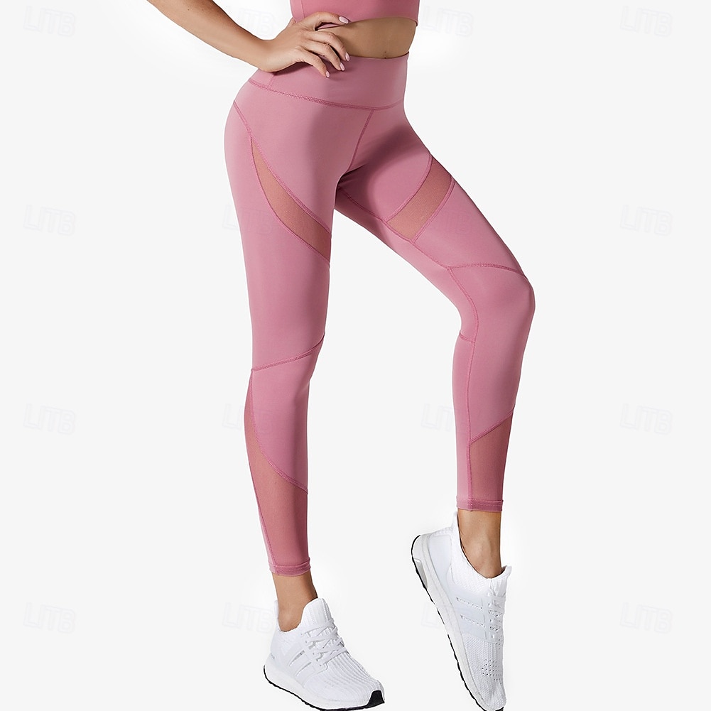 Per donna Leggings Collant Atletico Lunghezza al polpaccio Naturale Patchwork Patchwork Comodo Sollevamento glutei Controllo addominale Yoga Casual Quotidiano Nero Rosa Blu marino Blu Estate Primavera del 2025 a $14.99 –P6