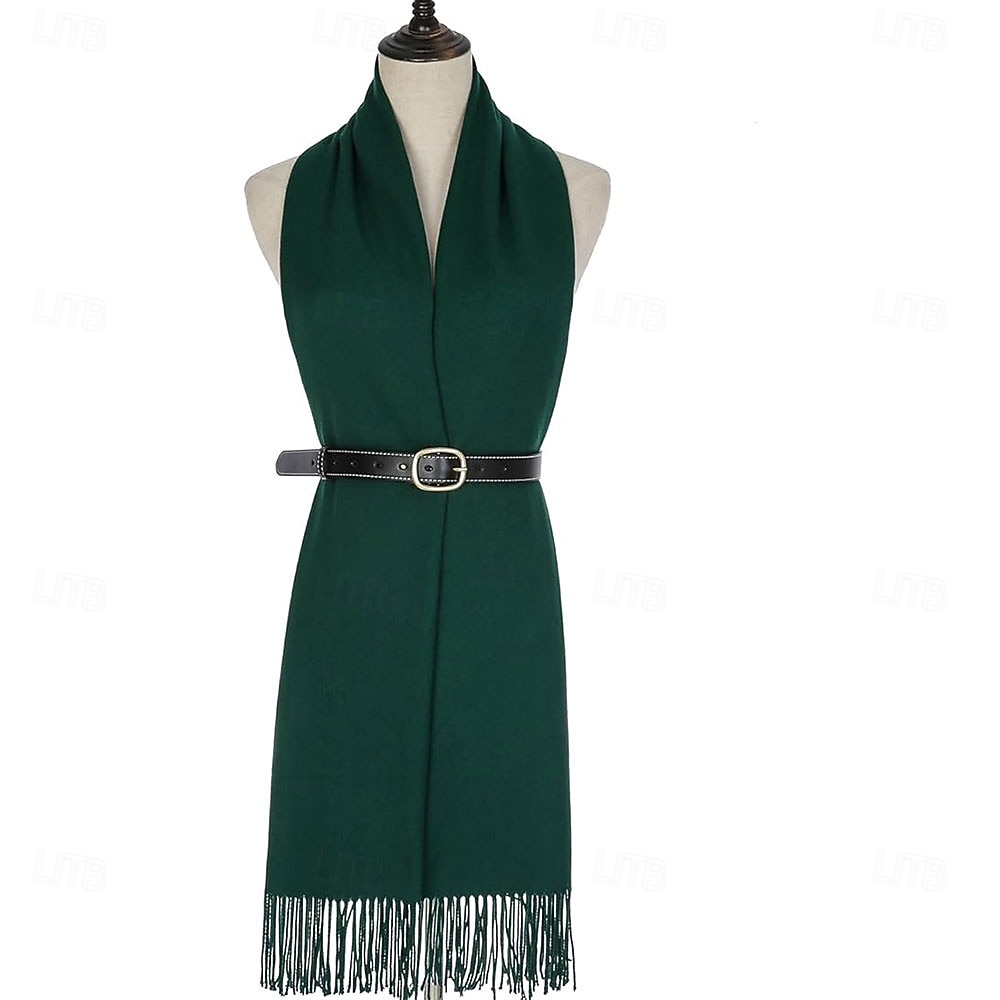 Pashmina-sjal, sjal til kvinner, stort vinterskjerf, myke sjal og sjal til aftenkjoler, sjal til bryllup 2025 - $37.99 –P2