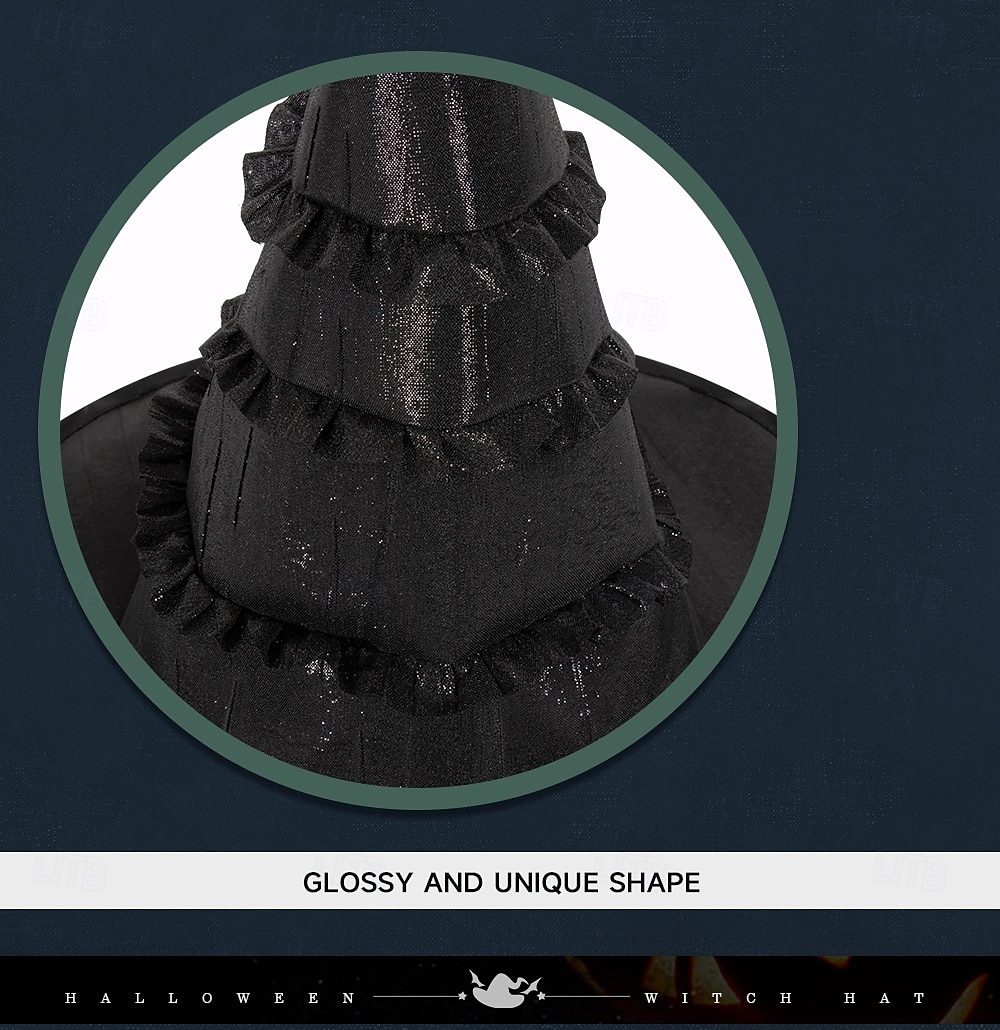 Strega Elphaba Cappello Accessori Adulti Per donna Halloween Carnevale Feste Performance Costumi di Halloween facili Vestirsi del 2026 a $20.99 –P3