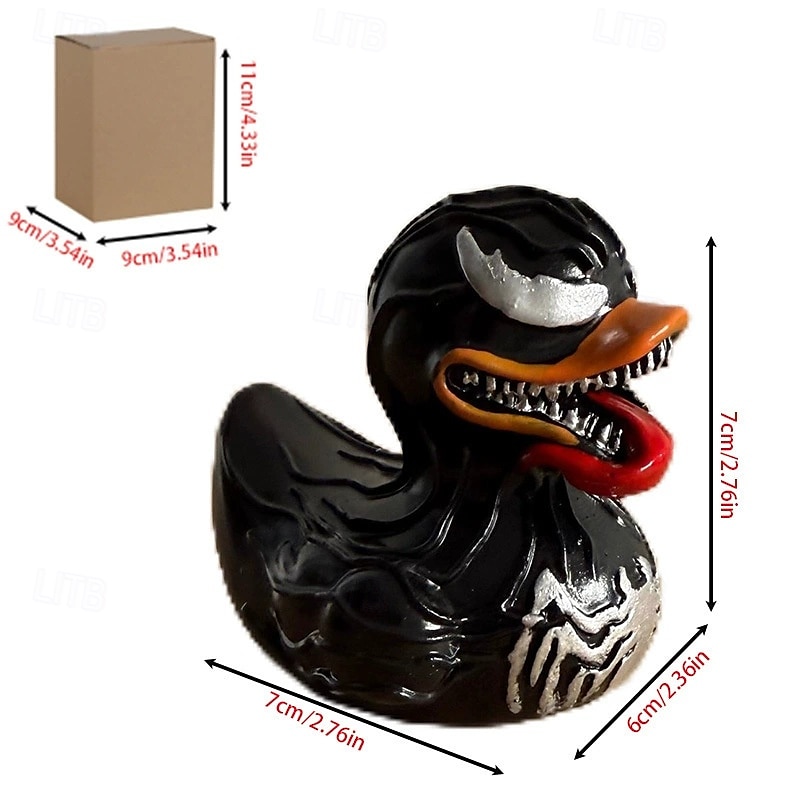 Special-Shaped Duck Ornament, Alien Duck Statue, Wicked Funny Resin Duck, Home Decoration Ornament, Car Ornament 2025 - $28.99 –P4