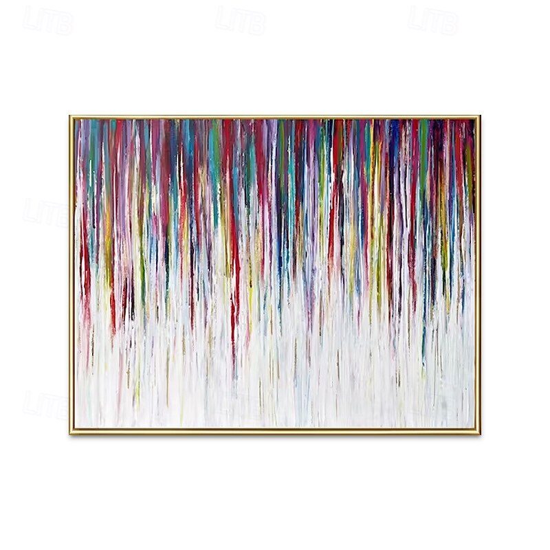 handgemachtes Ölgemälde auf Leinwand, Wandkunst, Dekoration, abstrakt, golden, für die Inneneinrichtung, gerollt, rahmenlos, ungedehntes Gemälde 2025 - $69.99 –P1