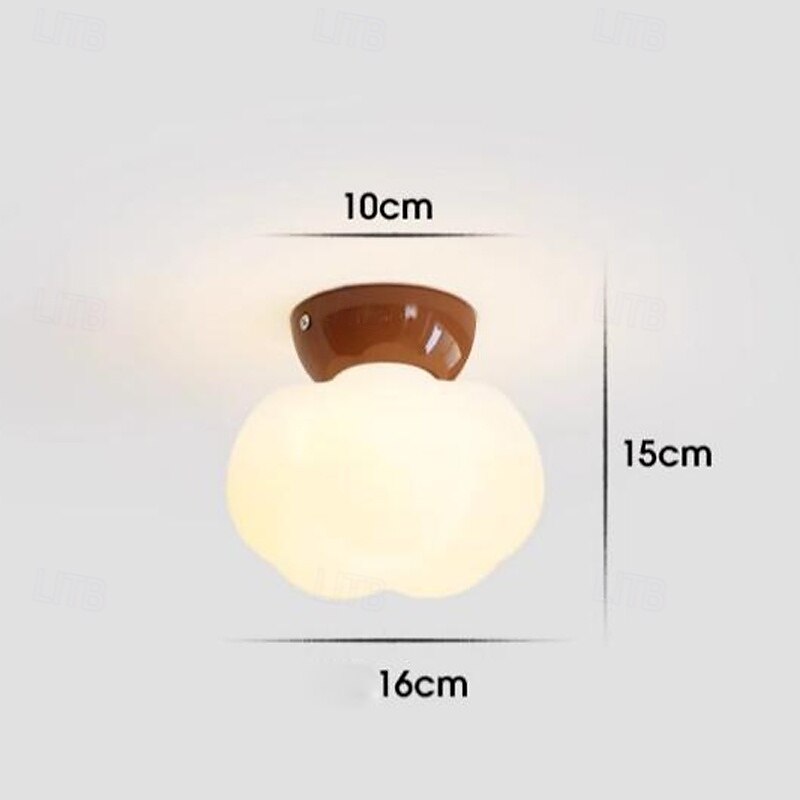Plafonnier d'allée, plafonnier en verre, lustre de plafond, luminaire de plafond semi-encastré, 85-265 V de 2025 ? $47.99 –P3