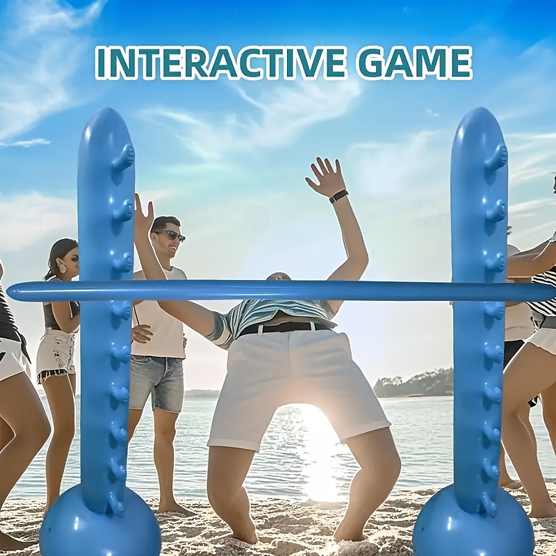 2025年 ポータブルインフレータブルゲームセット、低めのデザイン、耐久性のあるPVC素材、ホームパーティーに最適、インタラクティブな集まり、チームビルディング、ビーチでの楽しい家族向けホリデーゲーム、耐久性のあるPVCセット、ビーチゲーム  コレクション – $20.99 –P7
