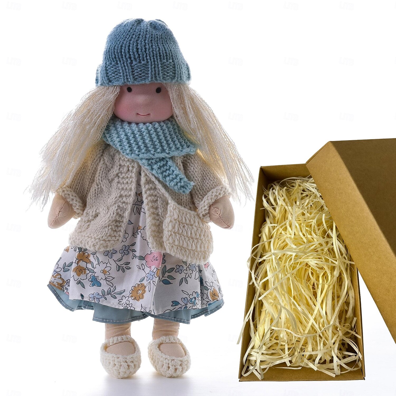Waldorfpuppe, Künstlerpuppe, handgefertigt, Mini-Wechselpuppe, DIY-Puppe, Gr. Waldorf 2025 - $46.99 –P1