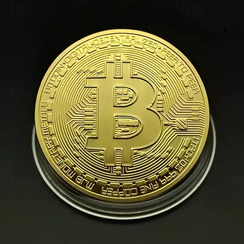 Set de 20 de monede bitcoin de colecție, jetoane criptografice metalice, cadou perfect pentru pasionații de afaceri și meșteșuguri, cadou pentru petreceri și evenimente. 2026 - $21.99 –P5