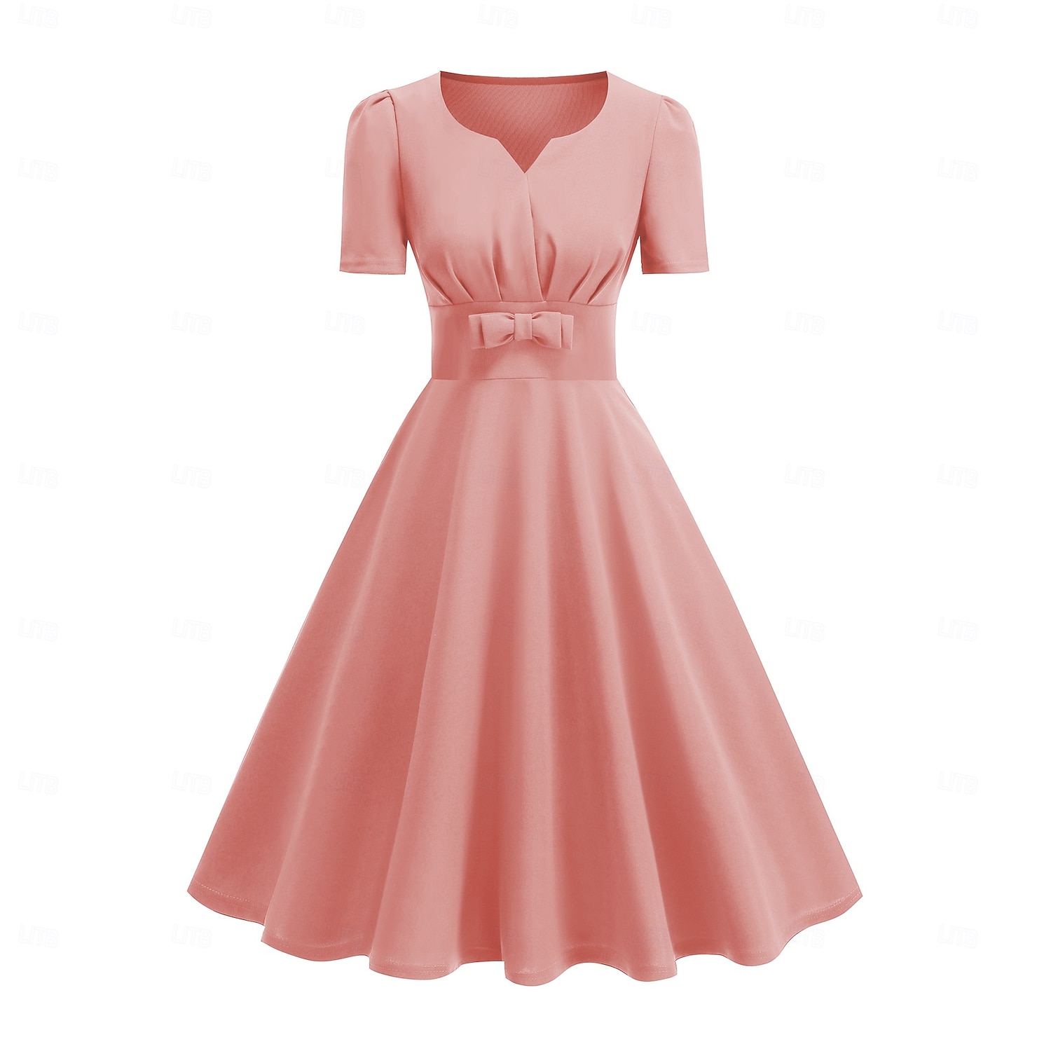 Retro 50. léta Rockabilly Polední Koktejlky Houpací šaty Flare šaty Do V Maškarní kostým Dámské předvečer Všech svatých Karneval Dovolená Maturita Párty a večer Dospělí Šaty 2025 - $34.99 –P12