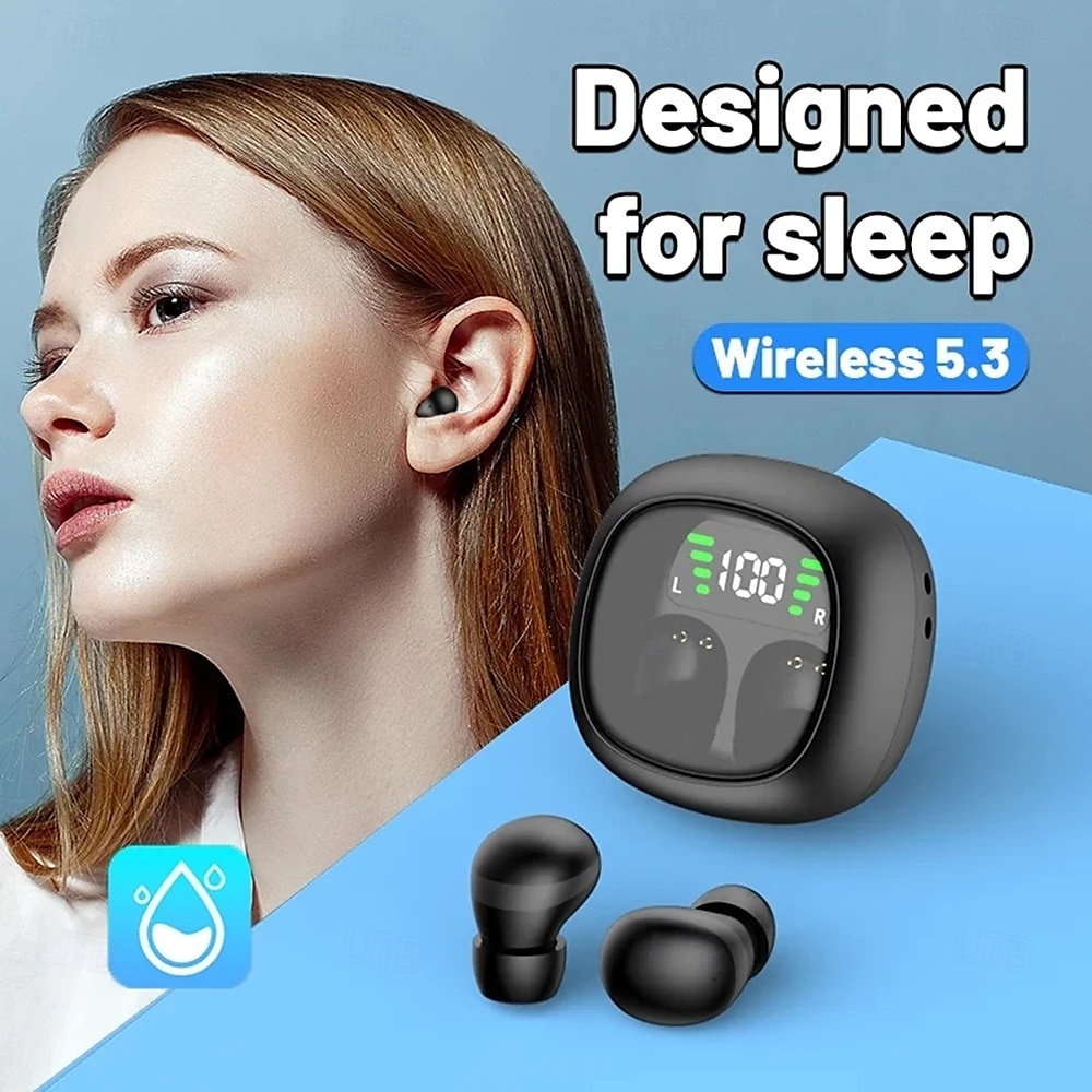 696 MINI01 Fone de ouvido sem fio True TWS No ouvido Bluetooth 5.3 Estéreo O som ao Redor Microfone Embutido para Apple Samsung Huawei Xiaomi MI Treino de Ginástica Esqui Acampar e Caminhar Negócios de 2025 por $19.99 –P1