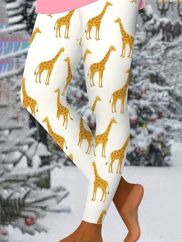 نسائي طماق العطلة عتيق النمط العرقي Ankle-length خصر عالي الرسم حيوان طباعة ثلاثية الأبعاد سريع جاف التنفس إمكانية ناعم قابل للبسط مناسب للبس اليومي المنزل الأماكن المفتوحة وردي فاتح أصفر وردي بلاشيهغ 2026 - $21.99 –P3