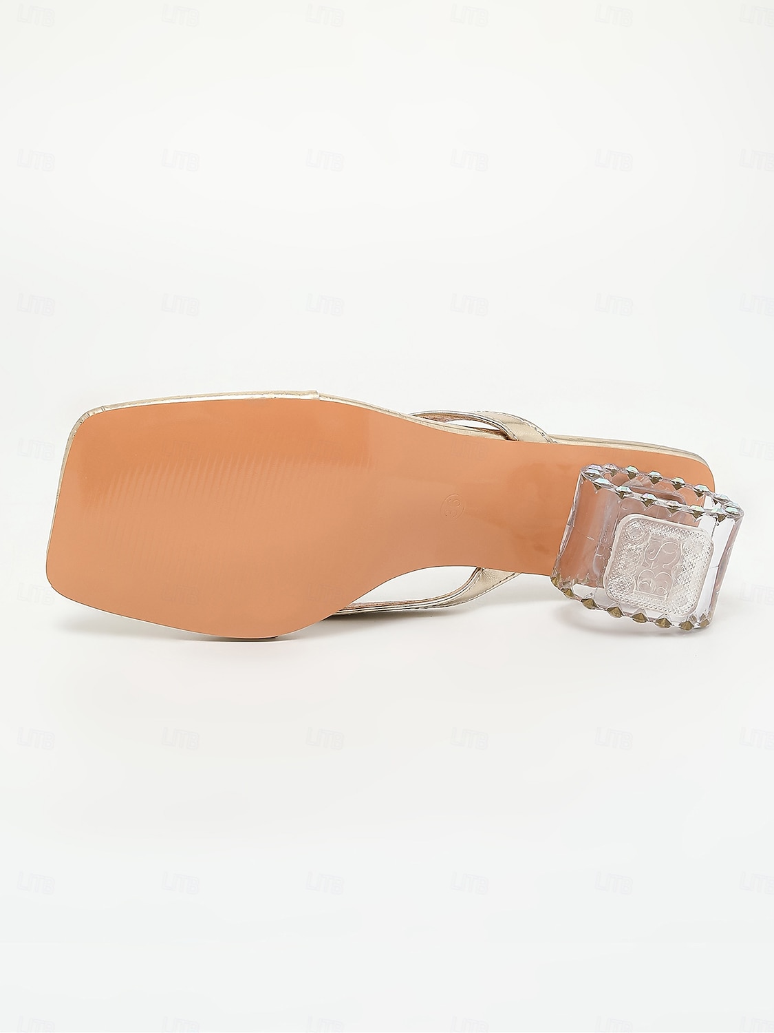 sandálias femininas de salto transparente com strass - sapatos de festa abertos com cristais para vida noturna e balada de 2025 por $32.99 –P7