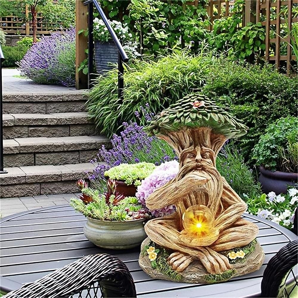 ulkokäyttöön tarkoitetut aurinkoenergialla toimivat pihavalot hartsiveistokset vanhuksille käsityöt parvekkeille ulkopuutarhoihin ja pihavalaisimet 1 kpl 2025 - $32.99 –P7