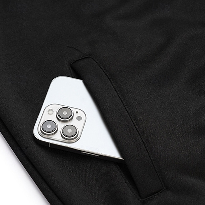 Per uomo Giacca in Pile Giacca Casual Vacanza Quotidiano Traspirabilità Tasca Primavera Autunno Semplice Moda Classico Collo alla coreana Regolare Nero Cachi Verde militare Grigio Giacca del 2025 a $29.99 –P9