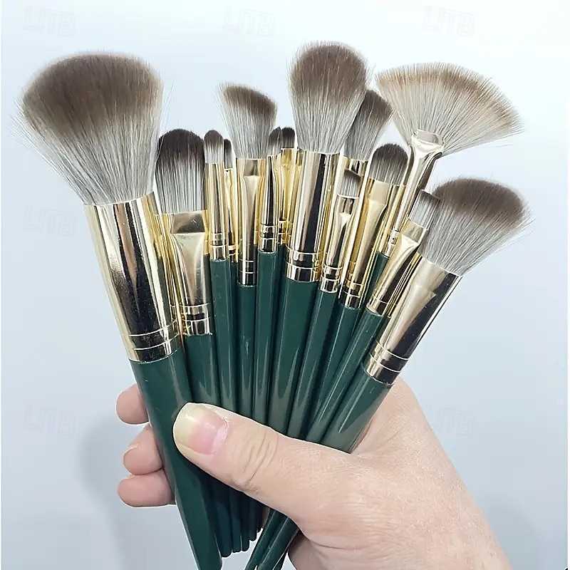 14PCS Makeup Brush Set, Professional Foundation Blending Eyeshadow Eyeliner Contour Face Brushes with Soft Synthetic Bristles and Wooden Handles for Beginners and Pros 2026 - $10.49 –P7