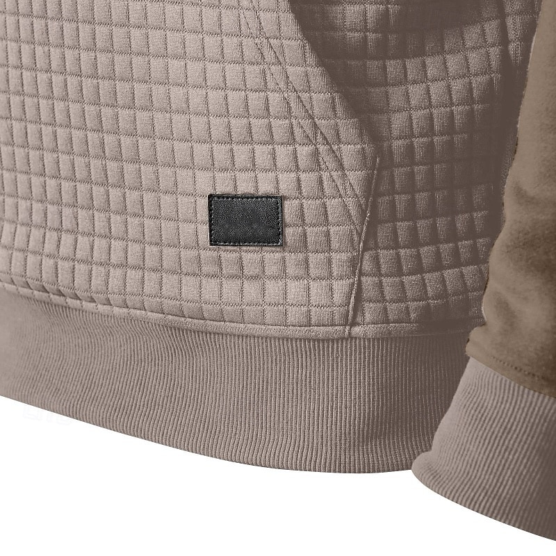 Hombre Sudadera Sudadera con capucha y diseño de gofres Sudadera Con Capucha Negro Verde Ejército Azul Marino Caqui Gris Oscuro Con Capucha Plano Retazos Con Texturas Deporte Casual Diario Ropa de 2025 - $23.99 –P8