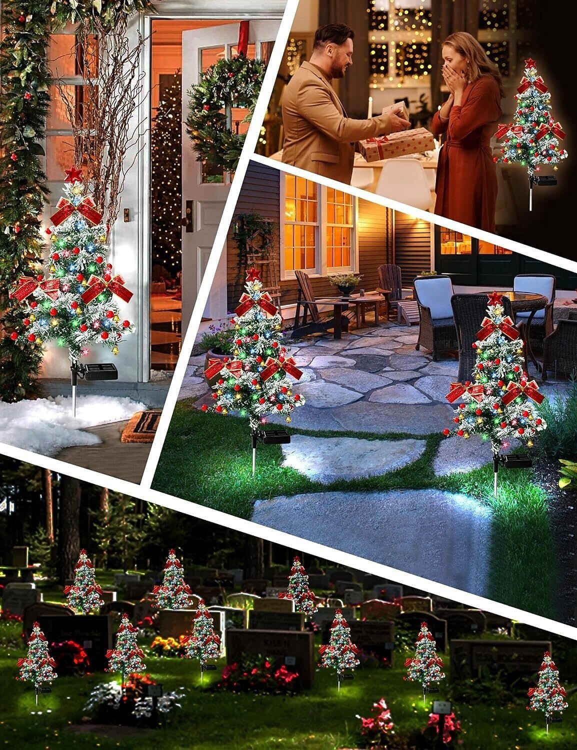 Solar Christmas Tree 1 Pack, Lights Decorations, Outdoor Waterproof Christmas Decorations Tree Lights for Garden/Patio/Lawn/Yard, Ornament 2026 - $20.09 –P6