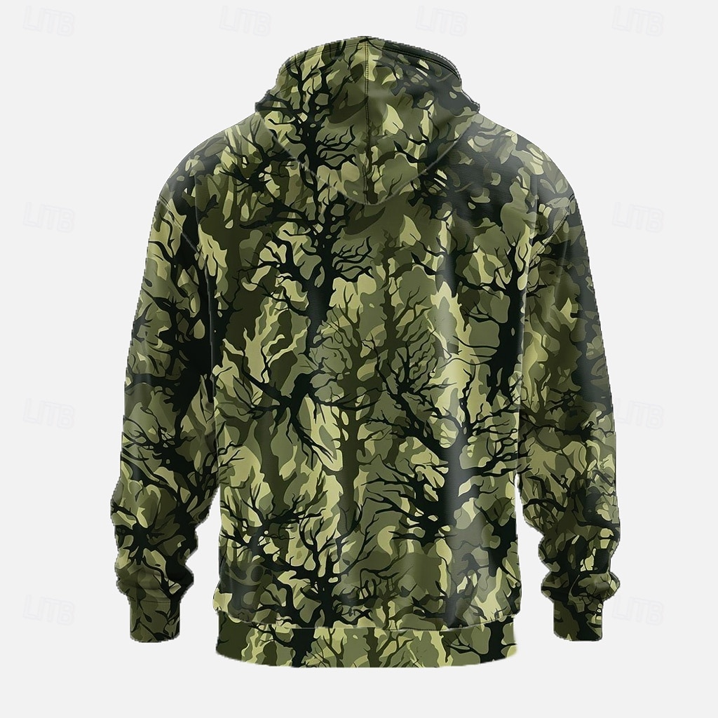 Homme Camouflage Sweats à capuche Sweatshirt Ethnique manche longue Col ras du cou Fête Chasse Violet Marron Vert Cordon de serrage Automne Hiver Designer S M L XL XXL XXXL de 2026 ? $28.99 –P2
