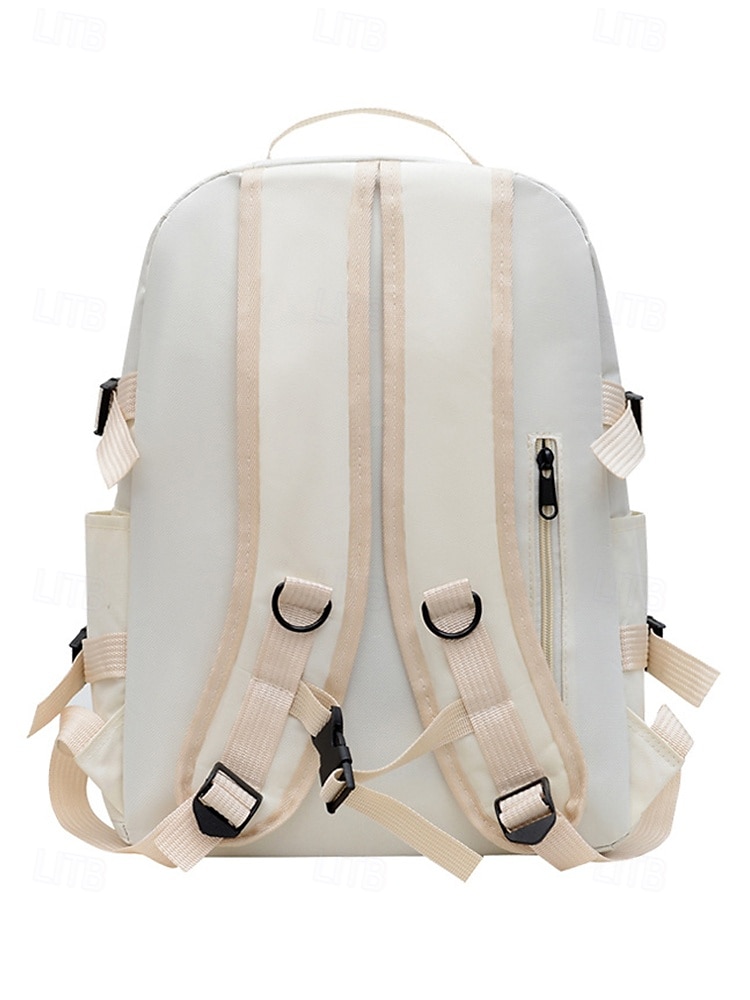 Sac à dos minimaliste de grande capacité pour étudiants et navetteurs – sac à dos pour ordinateur portable multi-poches avec sangles latérales et boucle avant pour l'école, les voyages ou un usage quotidien de 2025 ? $18.99 –P6