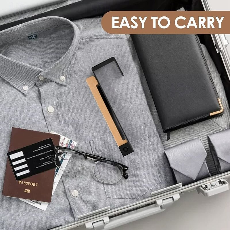 Összecsukható fa ajtóakasztók helytakarékos akasztóval a kollégiumi szekrény ajtajába, ruharendező összecsukható kialakítás a könnyű tárolás és a hatékony éjszakai ruhatartó érdekében 2026 - $11.99 –P3