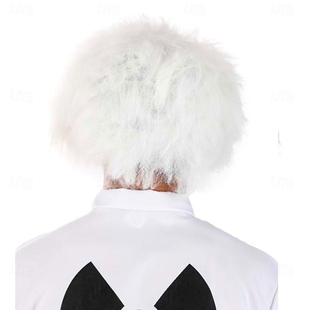 Back to the Future Men's Doc Brown White Wig – Synthetic Hair for Cosplay, Halloween & Movie Costume Parties 2025 - $24.99 –P2
