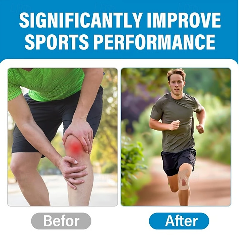 10/20pcs Precut Kinesiology Tape for Knees, Athletic Muscle