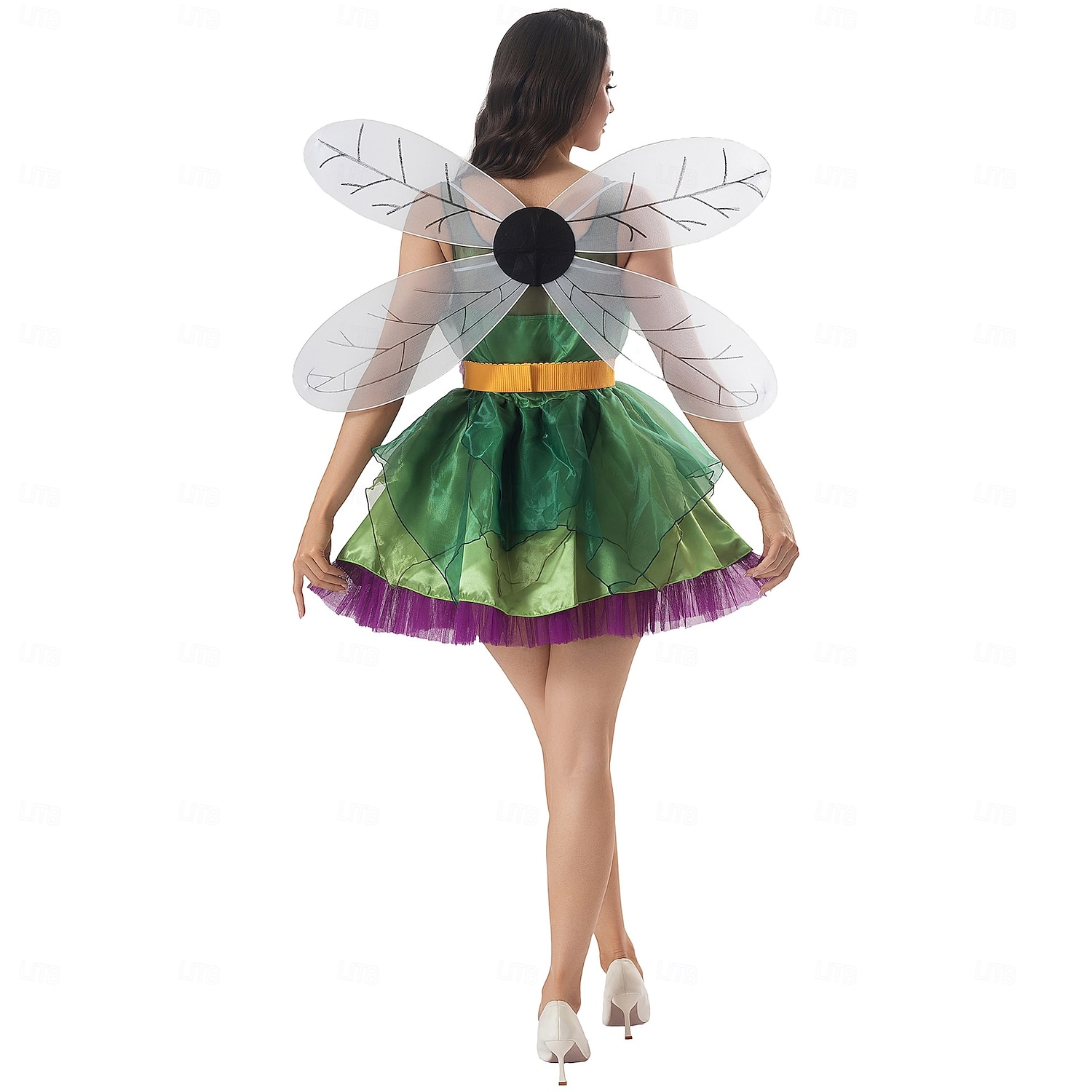 Peter Pan Fairy Tale Elf Tinker Bell Dress Cosplay Costume Tutu Storybook Characters Cosplay Movie Cosplay for Women's Adults' Halloween Carnival World Book Day Performance Educational Dress Up 2025 - $46.99 –P4