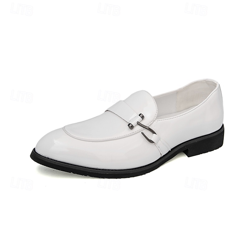 herresko i skinnende gull – metalliske slip-on-sko til bryllup, kveldsgallaer og forestillinger 2026 - $59.99 –P1