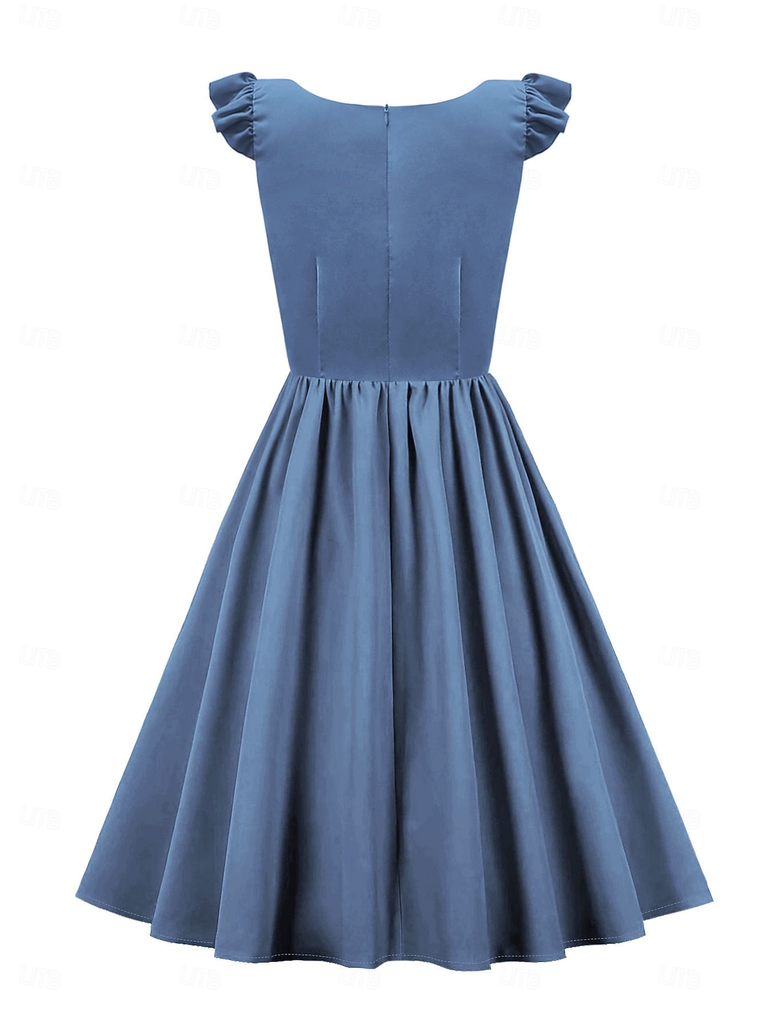 Retro Vintage 1950er Renaissance Swing-Kleid Ausgestelltes Kleid Passform und Flare A-Linie Kostüm Damen Halloween Karneval Urlaub Lässig Retro-Mottoparty Erwachsene Kleid Frühling & Sommer 2025 - $33.99 –P2