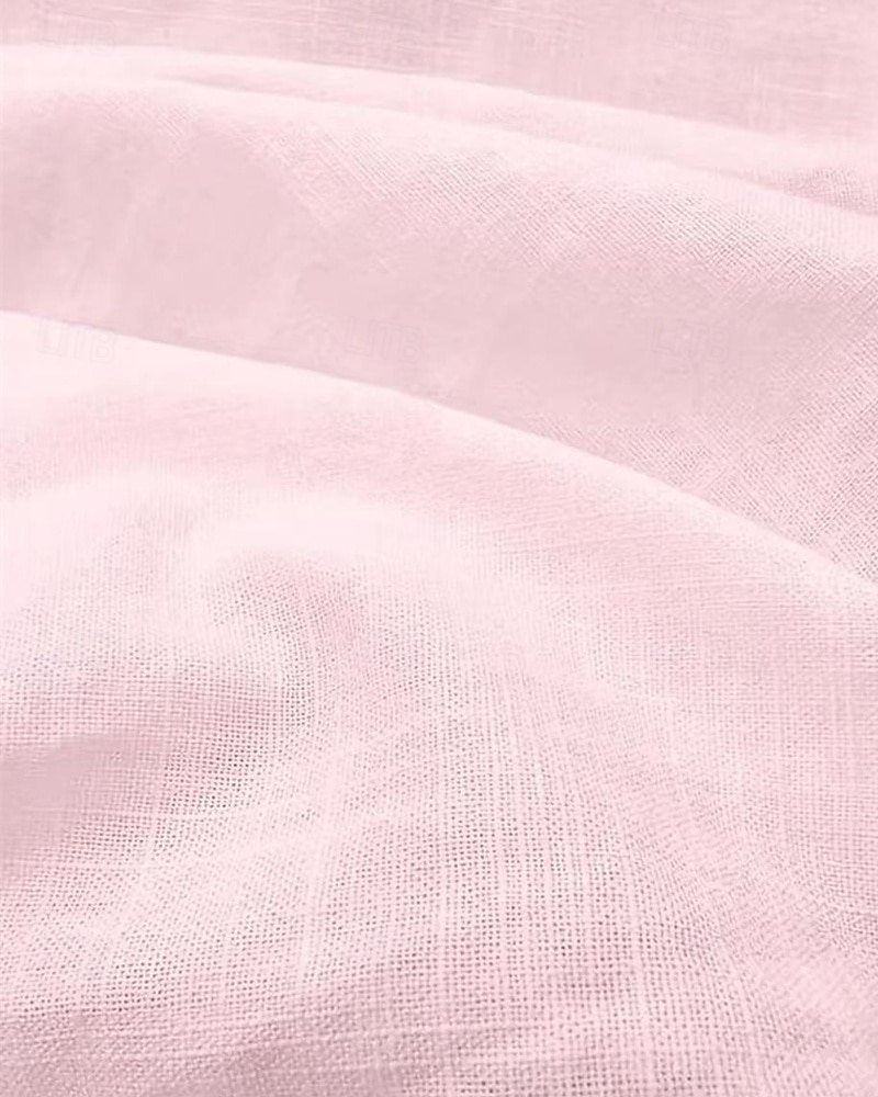 Per uomo Camicia Camicia popover Camicia Estiva Camicia casual Camicia da Spiaggia Bianco Rosa Azzurro cielo Manica Corta Semplice Colletto alla coreana Vacanza Camicia hawaiana Tasca Abbigliamento del 2025 a $30.99 –P3