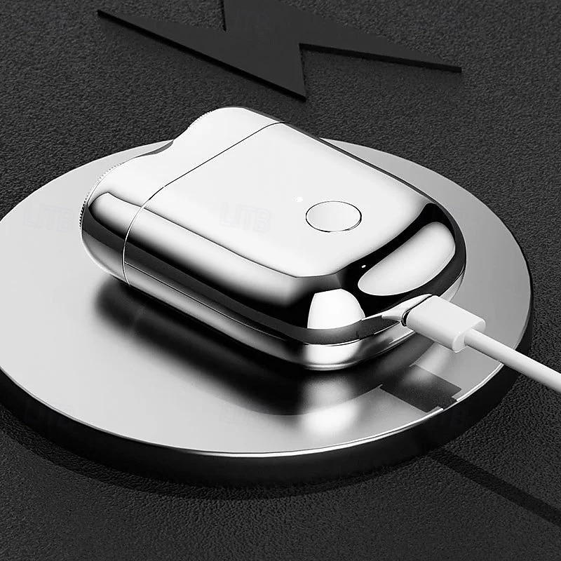 Waterproof Portable USB Men's Shaver Dual-Head Magnetic Mini Electric Razor Compact Beard Trimmer for Men Rechargeable USB Charging Travel Friendly Shaving Device 2025 - $20.99 –P9