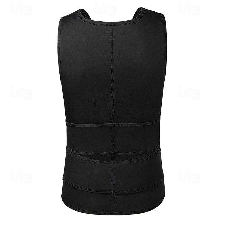 Hombre Fajas Control de barriga Calorías Quemadas por Entrenamiento de gimnasio Ejercicio y Fitness Ropa Deportiva 2025 - $11.49 –P4