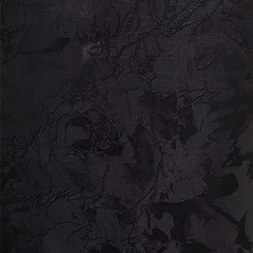 Svart slips jacquard brokade a-linje aftenkjole elegant kjole formell bryllup gulvlang langermet v-hals lomme nylon med sløyfe(r) stropper 2025 2025 - $142.99 –P3
