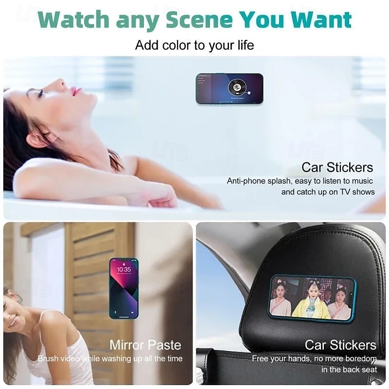 магнитный держатель телефона для iPhone 15 14 13 12 pro max магнитное кольцо крепление для magsafe держатель смартфона подставка для стены кухня автомобиль 2025 - $11.99 –P14