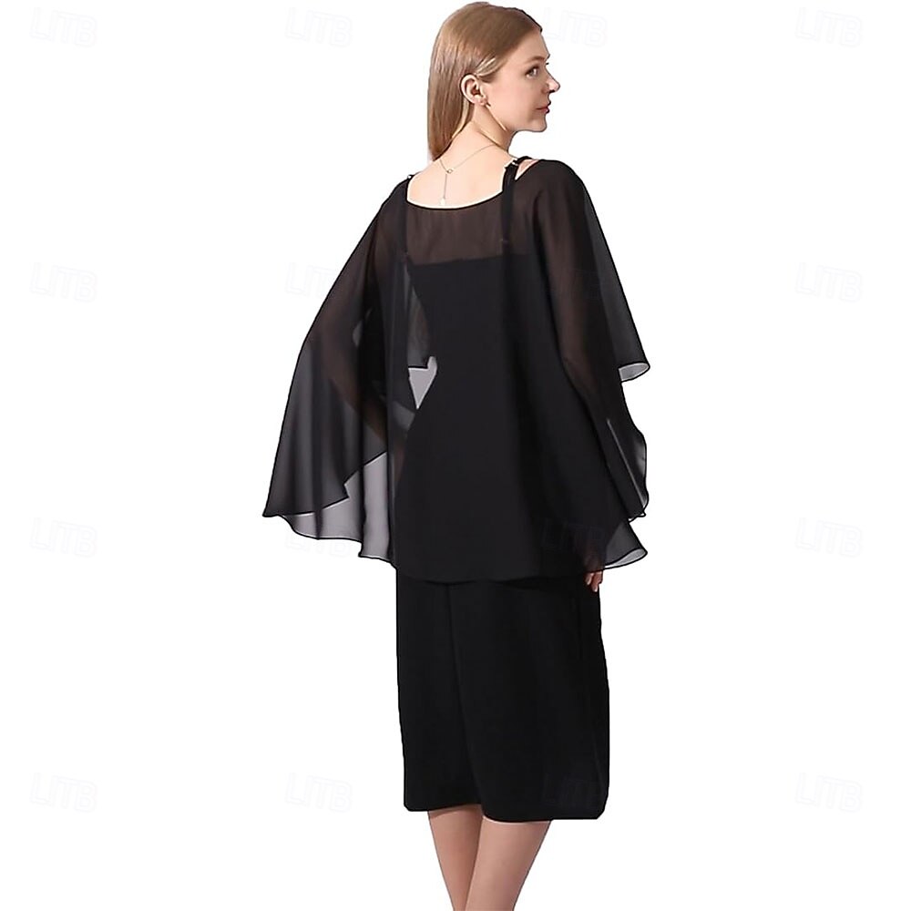 capelets voor vrouwen chiffon capes sjaals en omslagdoeken voor avondjurken bruiloft capes cover-up 2026 - $16.49 –P2