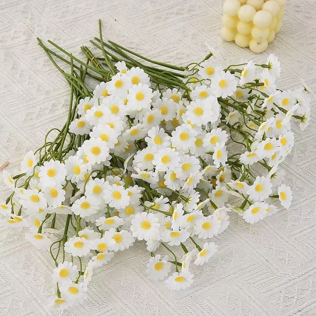 26-Pack Artificial Chamomile Flowers, Realistic White Faux Wedding Bouquets, INS Style Floral Decor for Home, Office, Outdoor Garden, Wedding Arrangements, Wall and Fence Hanging, Arch Decorations, and Photography Props 2025 - $18.99 –P2