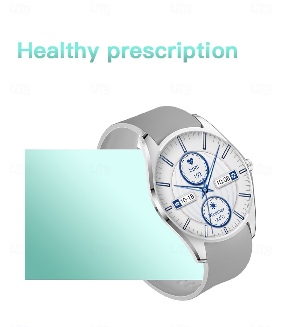 V36 Smartklokke 1.5 tommers Smart armbånd Smartwatch blåtann Skritteller Samtalepåminnelse Aktivitetsmonitor Kompatibel med Android iOS Dame Lang ventetid Vanntett Mediakontroll IP65 22mm Urkasse 2025 - $43.99 –P12