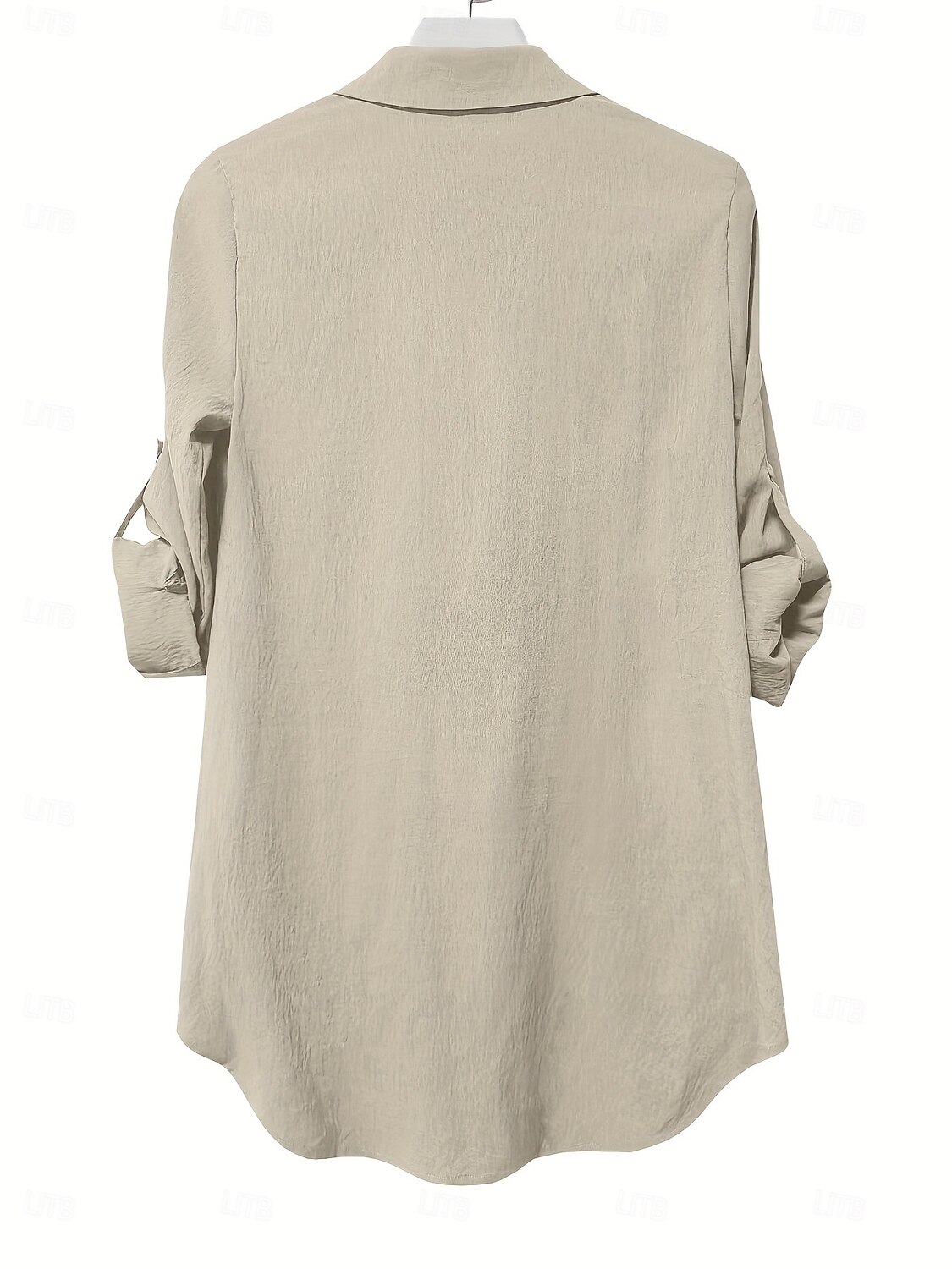 Per donna Mini Abito Abito Camicia Moda Moderno Quotidiano Ferie Uscire Vestibilità comoda Semplice Manica Lunga Colletto a Camicia Blu Verde Albicocca Estate Primavera del 2025 a $27.99 –P7