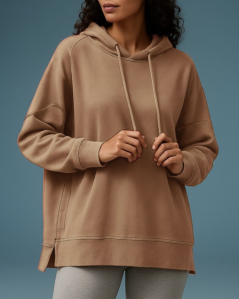 Mujer Tops casuales Sudadera con capucha Sudaderas Bolsillo Manga Larga Camiseta Ropa Deportiva Color sólido Protección Solar Resistente al Viento Senderismo Rutina de ejercicio De Deporte Ropa de 2025 - $34.99 –P7
