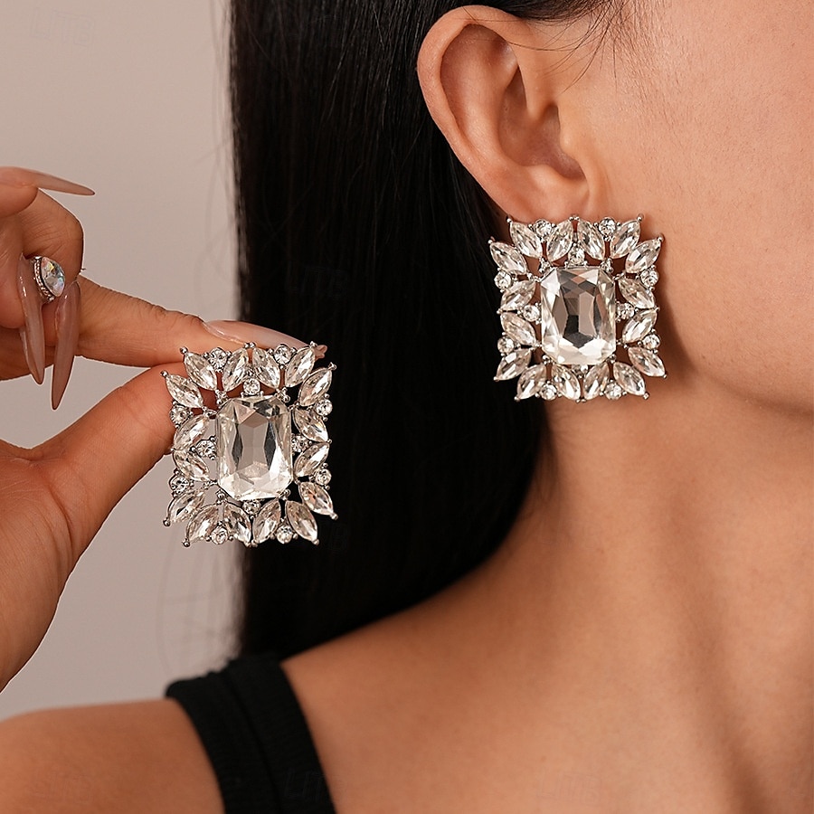 női gyöngyös strasszos ékszer - vintage ihletésű nyaklánc, karkötő és fülbevaló Gatsby partikra és esti eseményekre 2026 - $14.99 –P4