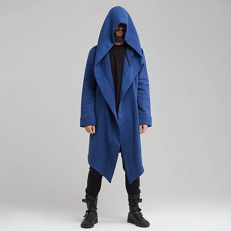 Pánské Kapuce Svrchní oblečení Černá Vodní modrá Trávová zelená Kapuce Bez vzoru Kapsy Sporty a outdoor Denní Dovolená Polyester Šik ven Základní Na běžné nošení Jaro Podzim Oblečení Mikiny s kapucí 2026 - $28.99 –P8