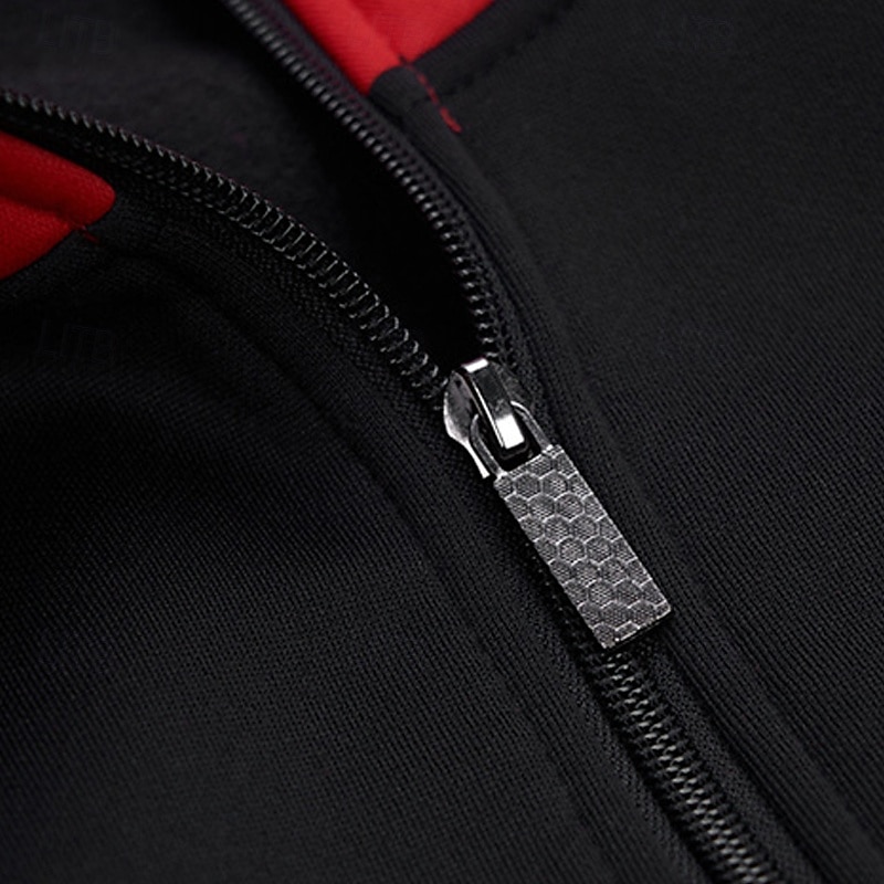 Herren Leichte Jacke Freizeitjacke Urlaub Täglich Tasche Frühling Herbst Farbblock Mode Klassisch Stehkragen Regulär Rote Armeegrün Dunkelgray Jacken 2026 - $30.99 –P4